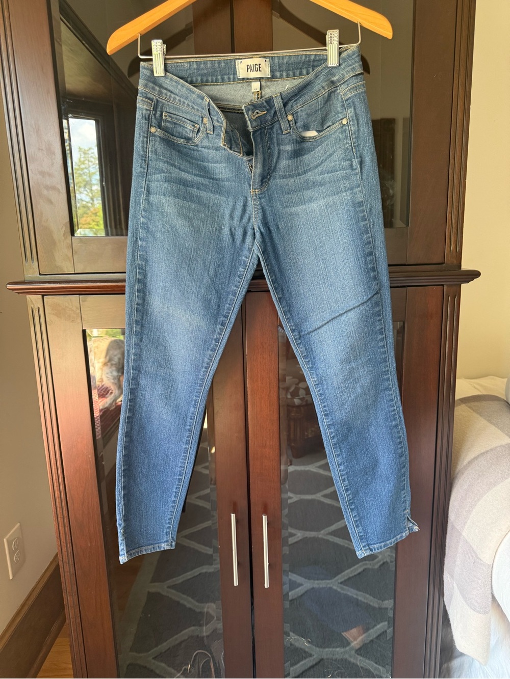 PAIGE Light Blue Skinny Jeans